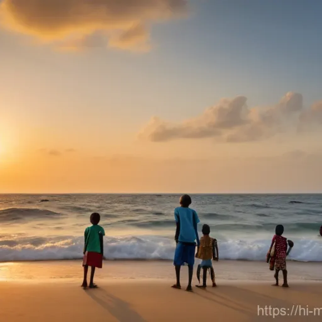 모잠비크 천연가스 산업 - **Prompt 1: "A 'New Energy Story' Dawn in Mozambique"**
A vibrant, wide-angle shot of the Mozamb...
