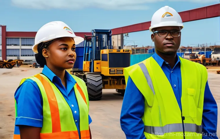 모잠비크 천연가스 산업 - **Prompt 1: "A 'New Energy Story' Dawn in Mozambique"**
    A vibrant, wide-angle shot of the Mozamb...