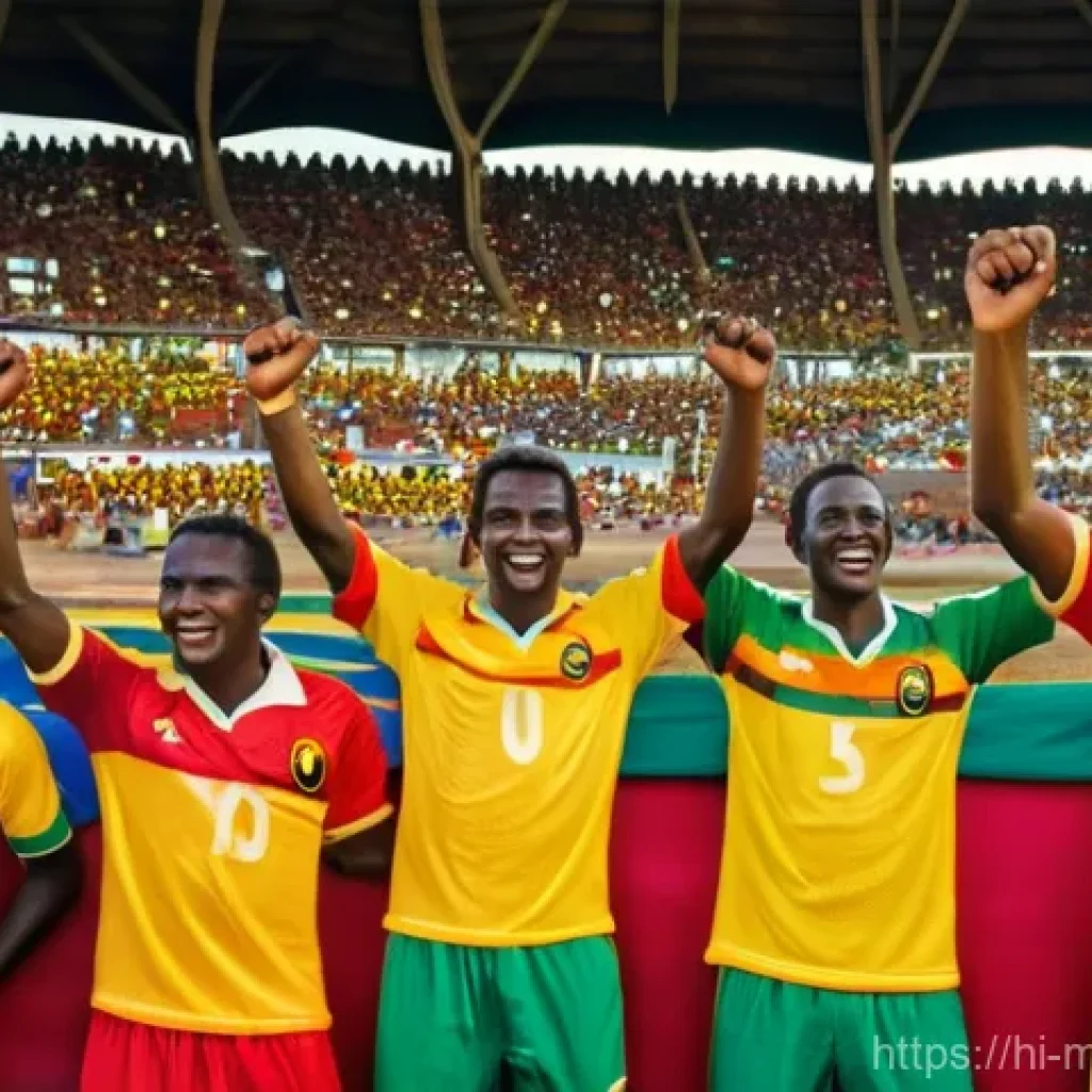 모잠비크 축구 대표팀 역사 - **Prompt: The Dawn of Os Mambas: Post-Independence Joy**
A vibrant and energetic scene depicting...